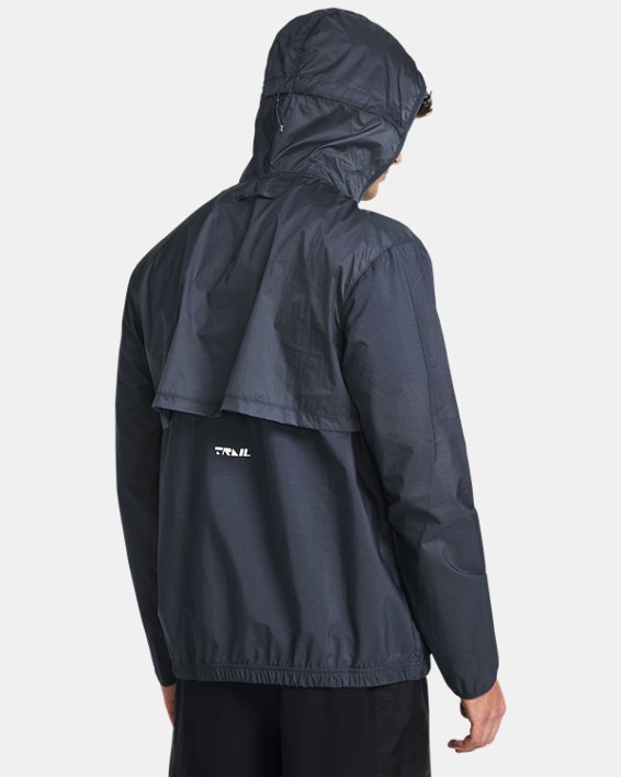 Men's UA Launch Trail Jacket, Gray, pdpMainDesktop image number 1